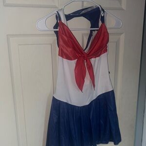 Leg Avenue Red, White, and Blue Mini Dress